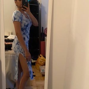 Dress with slit from lulus